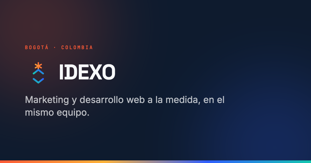 Screenshot of idexo.agency